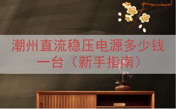 潮州直流稳压电源多少钱一台（新手指南）